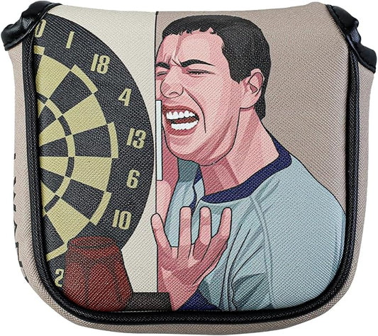 Golf Club Headcover, Funny Driver Head Cover, Mallet Blade Putter Head Cover, Golf Gifts Golf Accessories for Men and Women Golfers