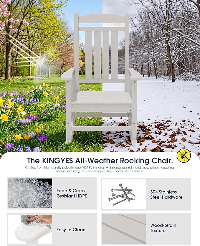 Oversized Outdoor Rocking Chair - Image 5