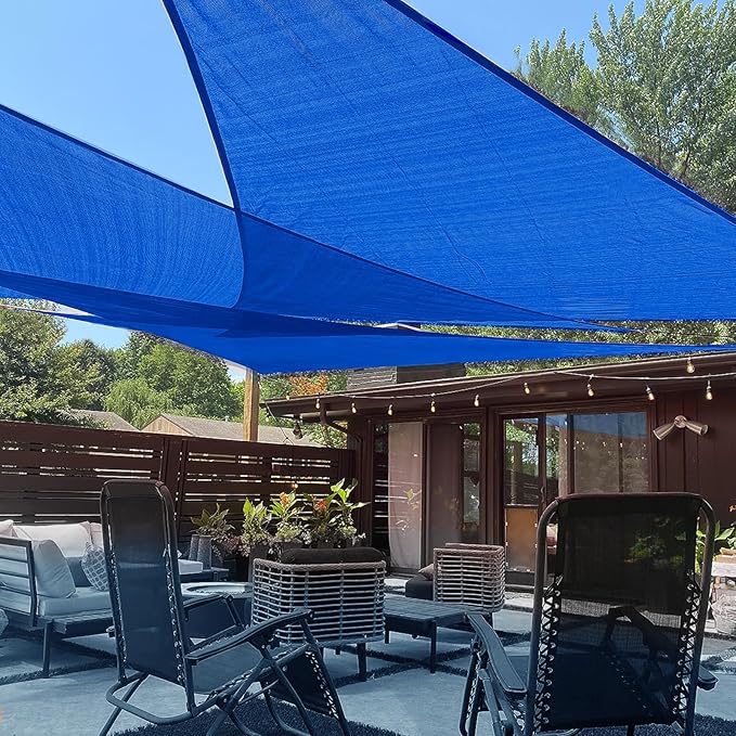 LOVE STORY 10' x 10' x 14' Triangle Sun Shade Sail by LOVESTORY
