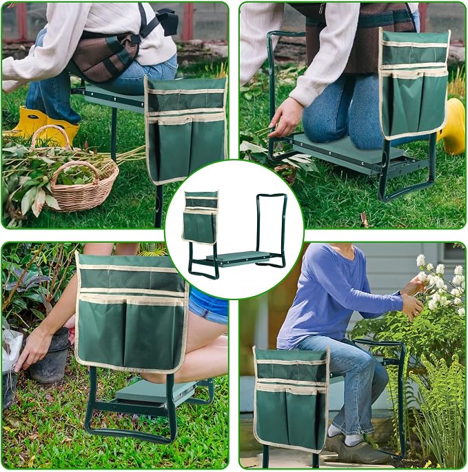 Portable Foldable Garden Kneeler and Seat - Image 7