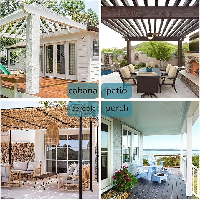 BONZER Outdoor Curtains for Patio Waterproof | Premium Thick Privacy - Image 8