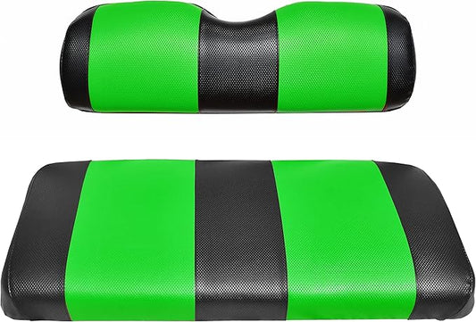 Club Car Post-2000 DS Golf Cart Front Replacement Seat Cover Set Made with Marine Grade Vinyl - Staple On Installation