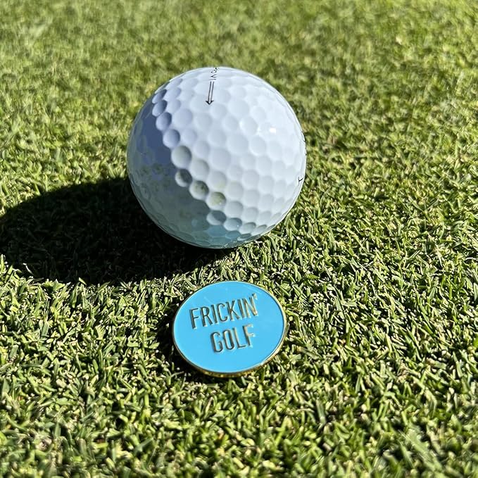 Birdie Girl Women's Golf Ball Marker Hat Clip, Magnetic Golf Ball Marker, Golf Bag Accessories