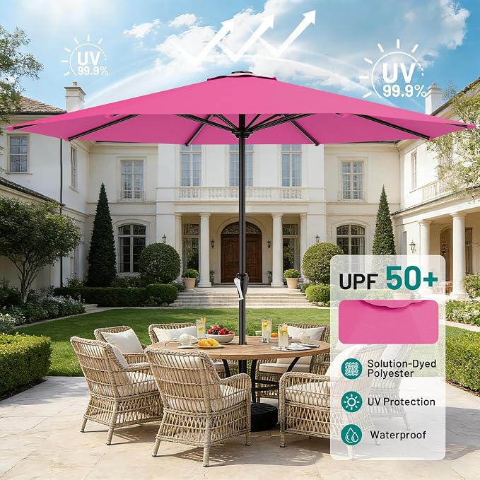 12 FT Patio Umbrella for Outdoor, Outdoor Table Umbrella - Image 4