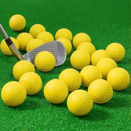 JAYA 24 Pack Foam Golf Practice Balls, Realistic Feel and Limited Flight, Soft for Indoor or Outdoor Training