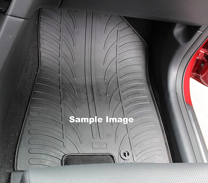 Gledring USA Custom Fit All-Weather Rubber Floor Mats Intended for Volkswagen CC 2009-2017, No Trimming Required, Tailored Custom Fit, Protects from Rain, Mud, & Snow.
