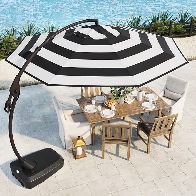 Grand patio 12FT Cantilever Round Umbrella - Image 9