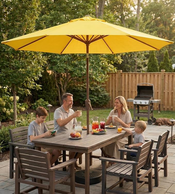 10FT Patio Umbrella, Outdoor Umbrella - Image 5