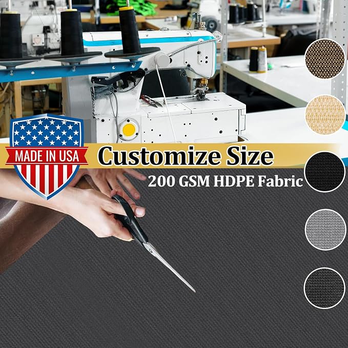 Shade&Beyond Customized Size 4' X 23' Shade Cloth - Image 3