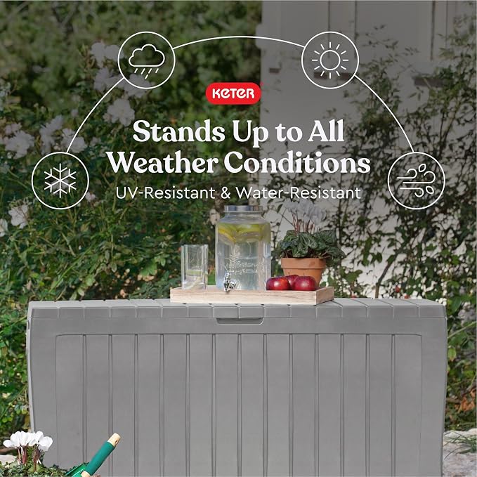 Keter Marvel 71 Gal Outdoor Storage Box - Image 3