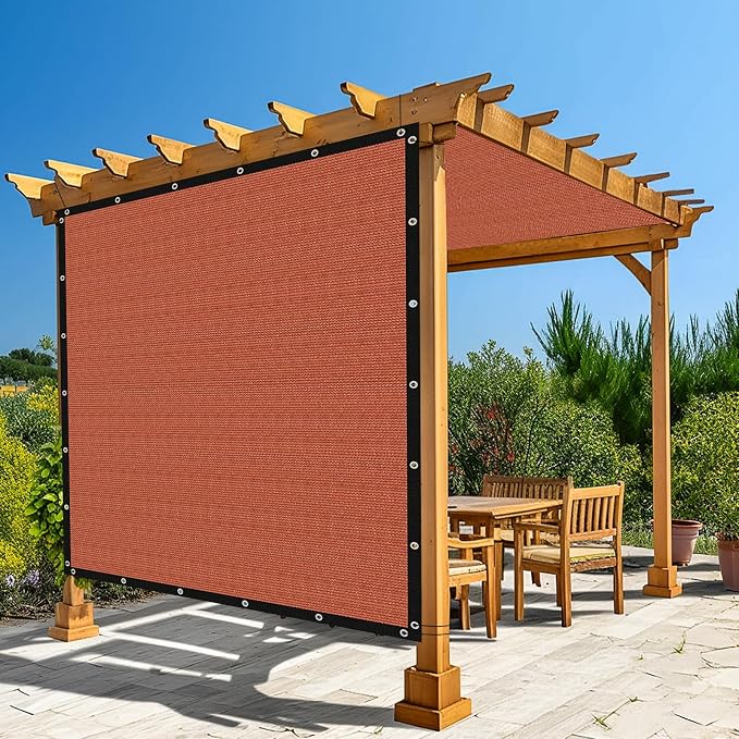 Amagenix 90% Pergola Shade Cover 8' X 17' Sun Shade Cloth by Amagenix