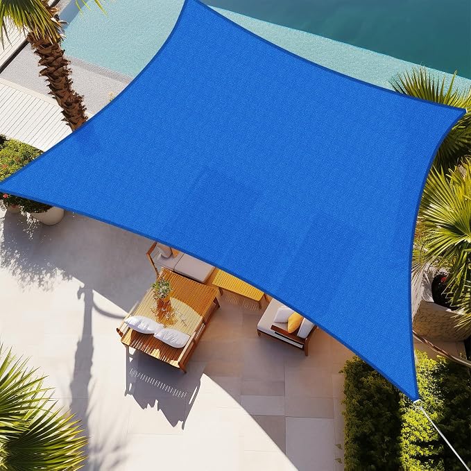 Shade&Beyond 20'x30' Sun Shade Sail Canopy Rectangle, UV Block Breathable by ShadeBeyond