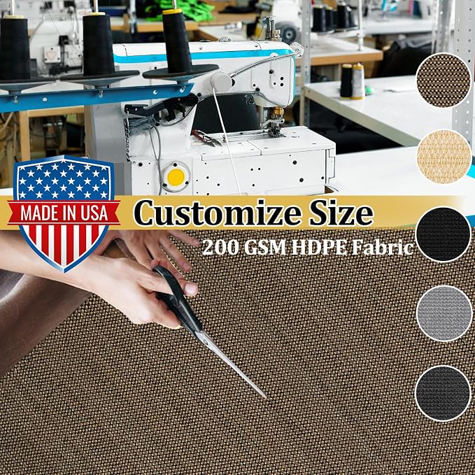 Shade&Beyond Customized Size 15' X 18' Shade Cloth - Image 3