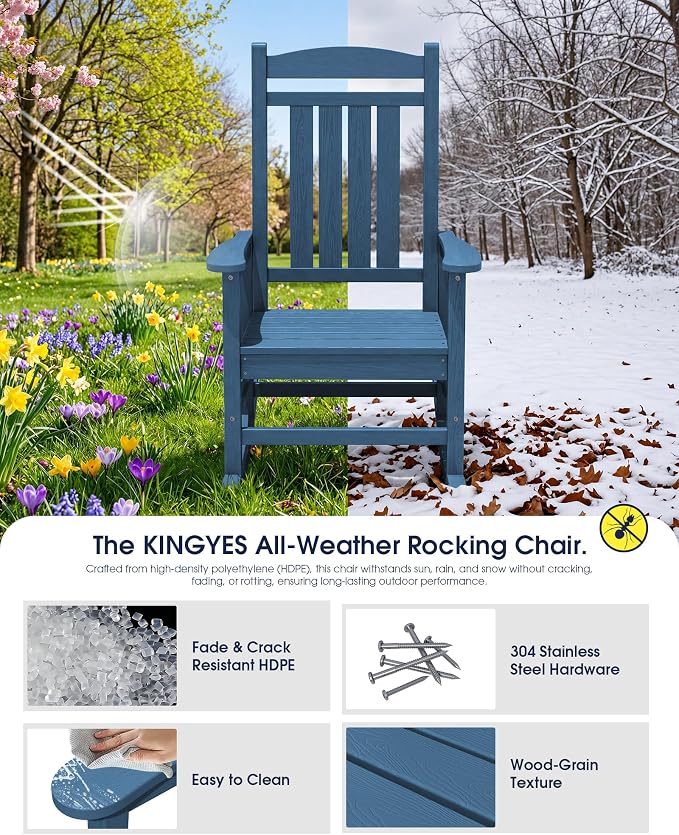 Oversized Outdoor Rocking Chair - Image 5