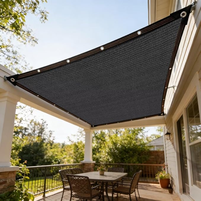 8 x 20 FT Sun Shade Cloth for Outdoor Patio, Pergola Shade Cover - Image 2