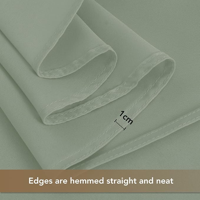 Grommet Outdoor Curtains for Patio Waterproof 8 Pcs 54x84 In Sage Green | - Image 8