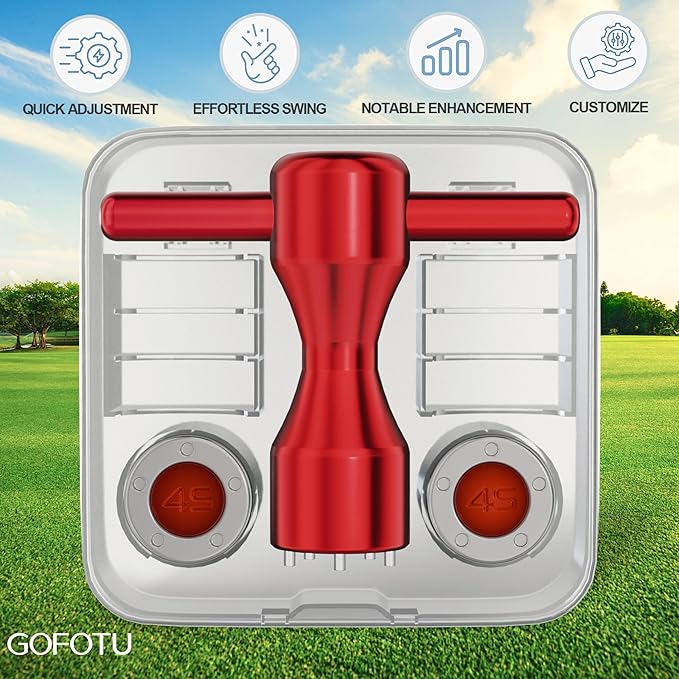 Golf Head weight 2pcs. 5g/10g/15g/20g/25g/30g/35g/40g/45g Golf Custom Weights+Red Wrench Compatible with Titleist Scotty Cameron Putters Newport (45g)