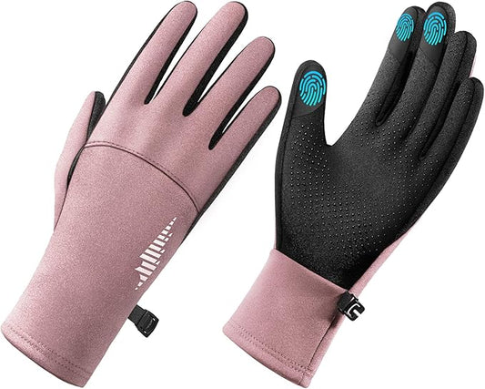 SIMARI Winter Gloves for Women, TouchScreen Water-Resistant Warm Thermal Gloves for Cold Weather, Running Hiking Driving
