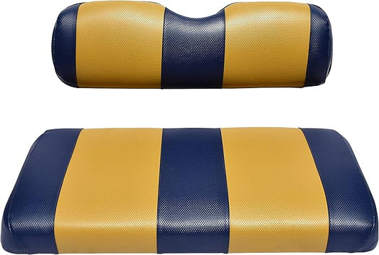 Club Car Post-2000 DS Golf Cart Front Replacement Seat Cover Set Made with Marine Grade Vinyl - Staple On Installation