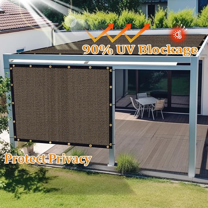 Shade&Beyond Customized Size 6' X 12' Shade Cloth - Image 5
