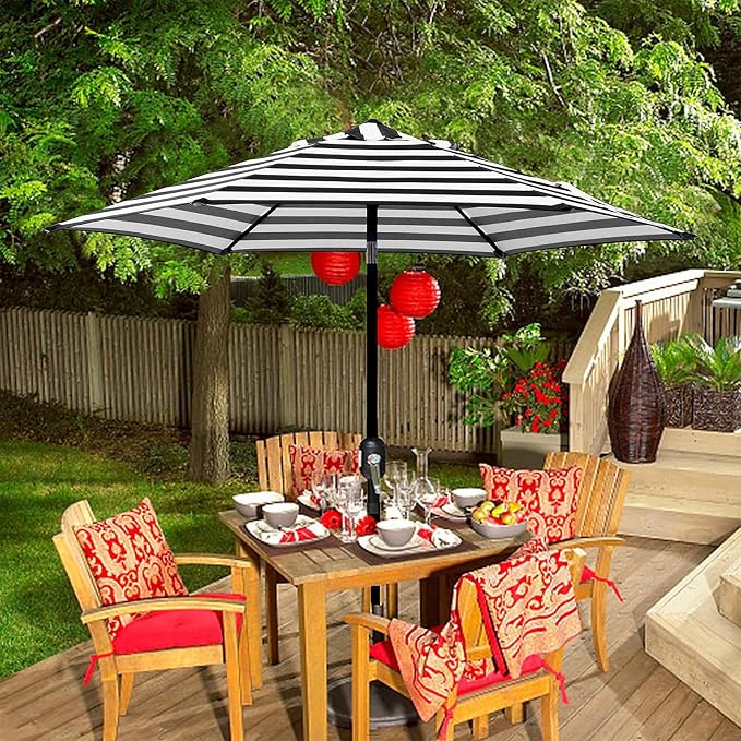 7.5 ft Patio Umbrella, Yard Umbrella, Outdoor Market Umbrella - Image 7