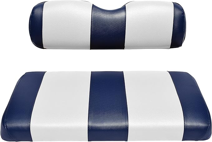 Club Car Post-2000 DS Golf Cart Front Replacement Seat Cover Set Made with Marine Grade Vinyl - Staple On Installation