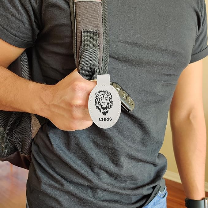 LaserGram Oval Keychain, Sunflowers, Personalized Engraving Included