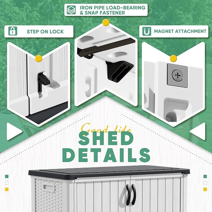 Devoko Outdoor Storage Cabinet 26 Cu Ft - Image 4