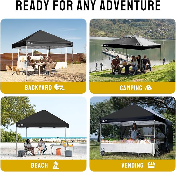CROWN SHADES 8x8 Pop Up Canopy Tent - Image 4