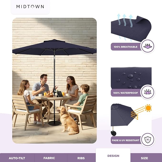 Midtown Umbrellas The Lean Patio Umbrella - Image 5