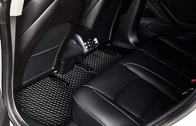 TOUGHPRO Floor Mats Accessories Set (Front Row + 2nd Row) for Infiniti QX80 All Weather Heavy Duty (Made in USA) Black Rubber 2014 2015 2016 2017 2018 2019 2020 2021 2022 2023 2024