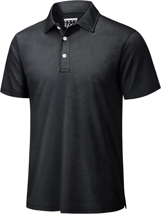 TACVASEN Mens Golf Shirt Dry Fit Mens Polo Shirts Short Sleeve Performance Golf Polos for Men with Collar Work Shirts
