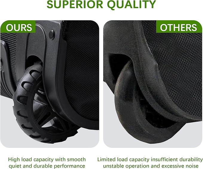 Golf Travel Bag with PC Hard Case Top, 1680D Heavy Duty Oxford Fabric Golf clubs Travel Bags for Airlines with Wheels, Wear-Resistant, Foldable