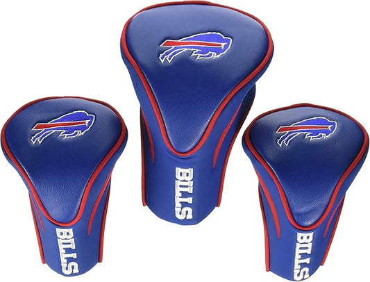Team Golf NFL Numbered 1, 3, & X, Fits Oversized Drivers, Utility, Rescue & Fairway Clubs, Velour Lined for Extra Club Protection