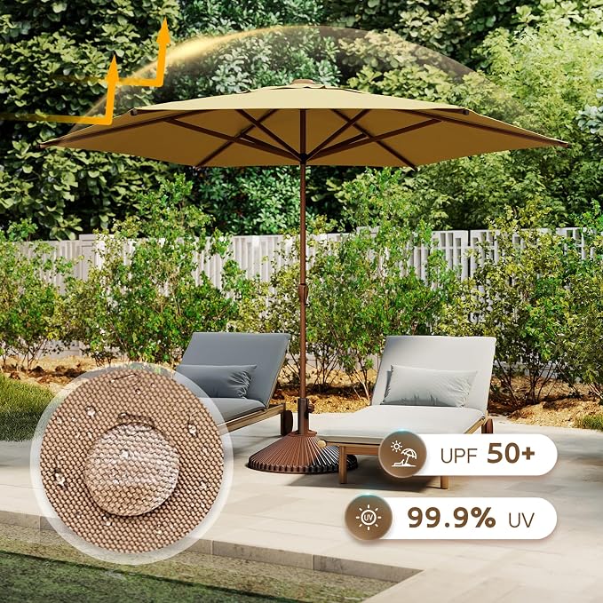 Abba Patio 11FT Outdoor Patio Umbrella Outdoor Table Umbrella - Image 3