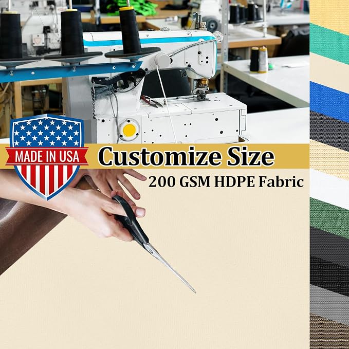 Shade&Beyond Customized Size 90% Sun Shade Cloth - Image 3