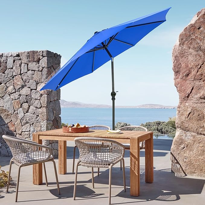 OLIXIS 9ft Patio Table Umbrella, Outdoor Patio Umbrella - Image 6