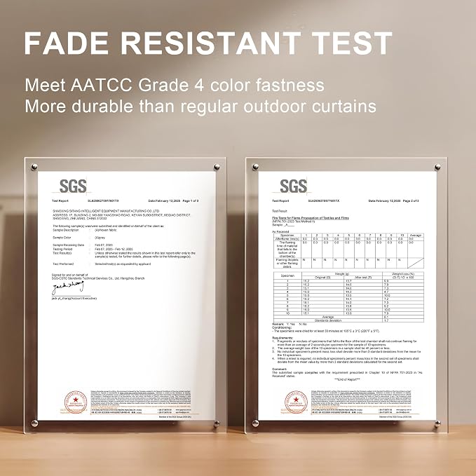 RYB HOME Fade-Resistant Outdoor Curtains - Image 5
