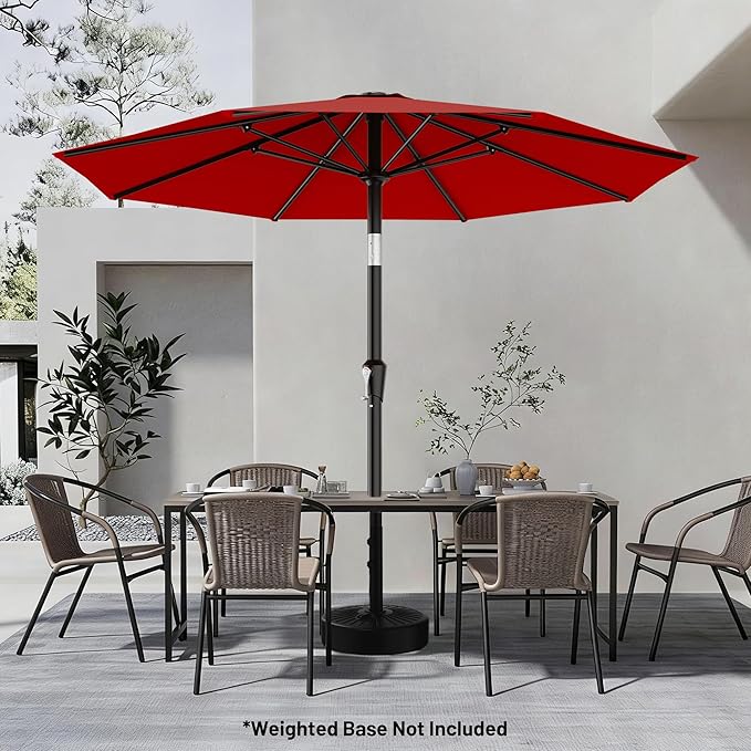 9 FT Patio Umbrella for Outdoor, Outdoor Table Umbrella - Image 6