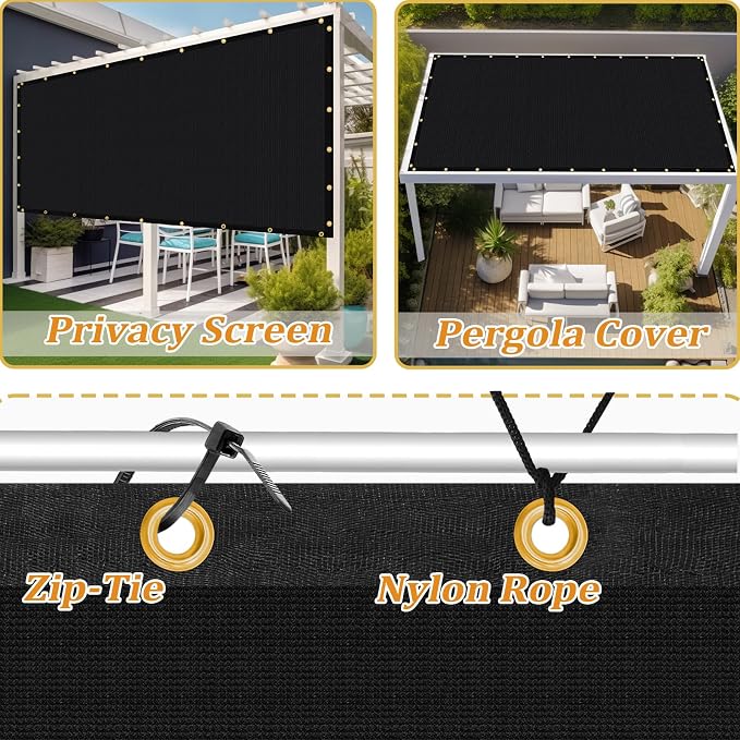 Shade&Beyond Customized Size 16' X 17' Shade Cloth - Image 4