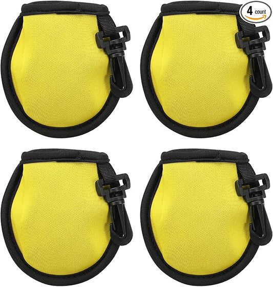 PATIKIL Golf Ball Washer Pouch, Portable Golf Balls Cleaner Pocket Bag with Hanging Clip for Men Golf