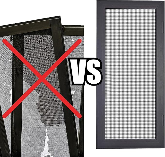 Patio Porch Screen Mesh Roll - 95"x100', Easy-to-Cut Porch Screen Mesh Roll for Patio, Pool, Durable Patio Screen Mesh Replacement