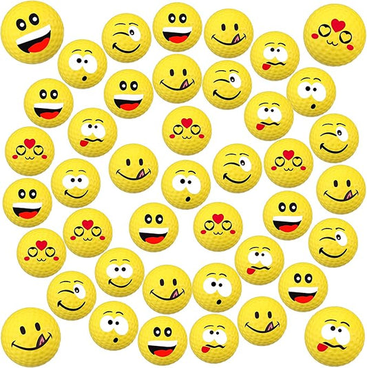 Jerify 40 Pieces Mini Golf Stress Ball Golf Party Favors 1.57 Inch Foam Practice Balls Sports Stress Balls for Kids Men Women School Carnival Party Gift Bag Fillers