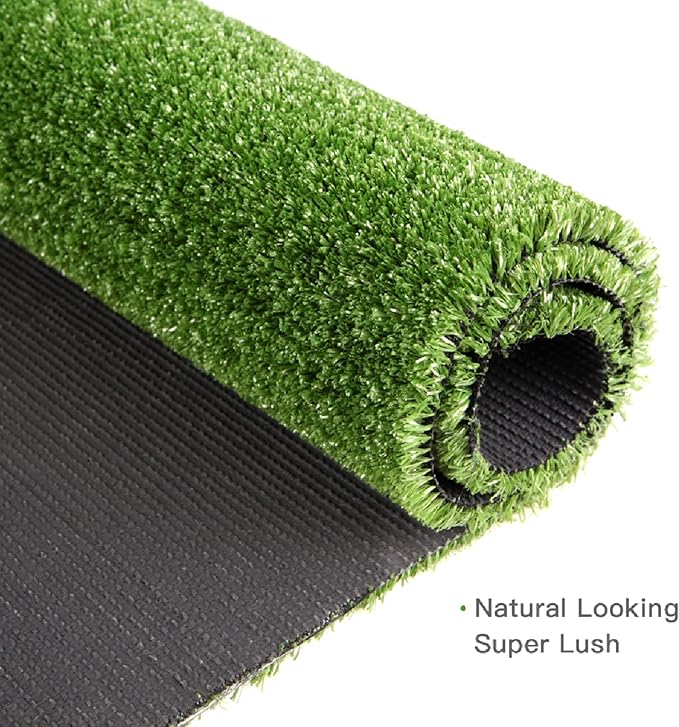 Artificial Grass Turf, 1ft x 21ft (21 ft²) Indoor Outdoor Fake Astroturf Rug Carpet Mat for Balcony Decor Backyard Patio Backdrop Fence Wall Decorations Dogs