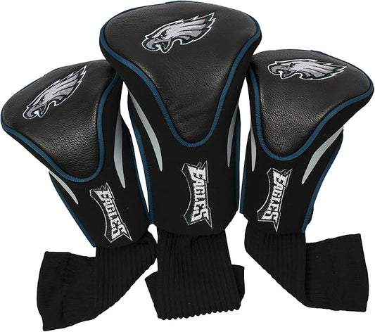 Team Golf NFL Numbered 1, 3, & X, Fits Oversized Drivers, Utility, Rescue & Fairway Clubs, Velour Lined for Extra Club Protection