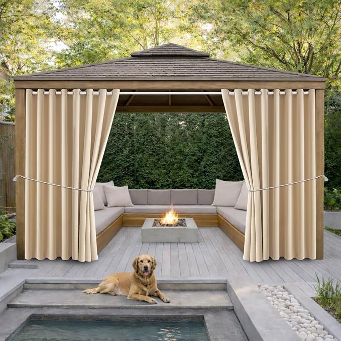 DIVA EN CAMINO DEC Waterproof Outdoor Curtain W105 x L95 by DivaenCamino