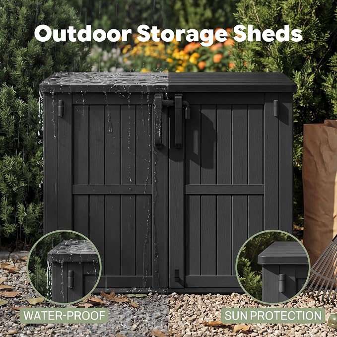 LHBcraft Waterproof Outdoor Storage Box 36 Cu Ft - Image 3