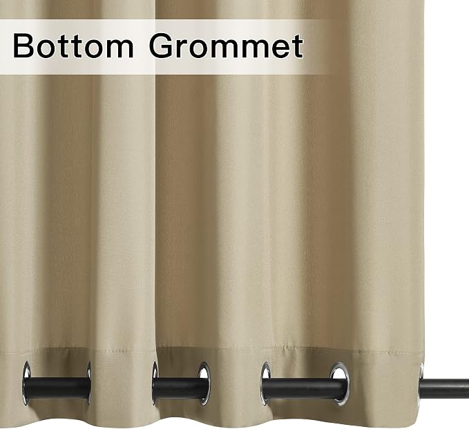 NICETOWN Canvas Weighted Outdoor Curtains - Image 8