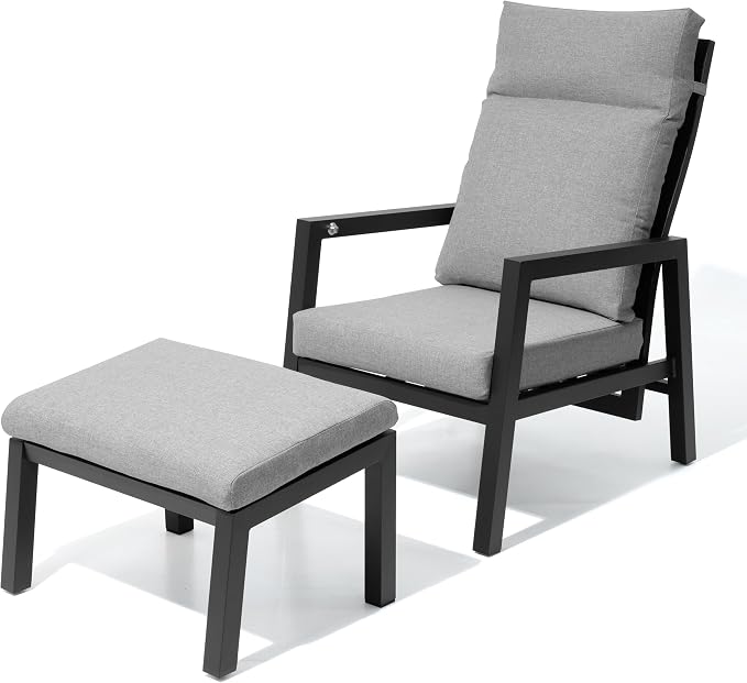 Pellebant Aluminum Outdoor Recliner Chair by Pellebant