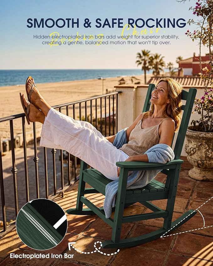 Oversized Outdoor Rocking Chair - Image 6